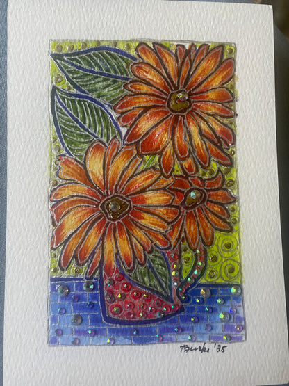 Bejeweled 4”x6” Mini Paintings – Original Hand-Painted Flowers, Landscapes, Seascapes & Holiday Scenes