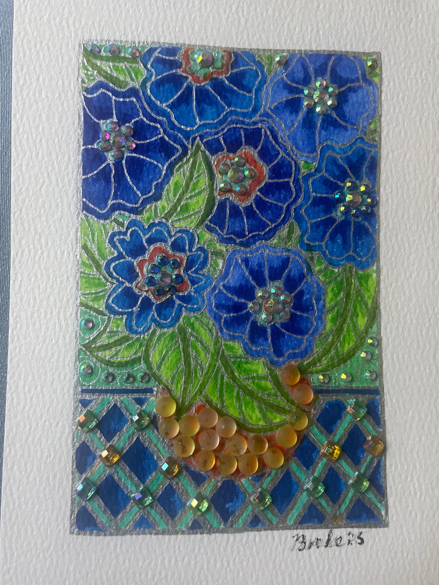 Bejeweled 4”x6” Mini Paintings – Original Hand-Painted Flowers, Landscapes, Seascapes & Holiday Scenes
