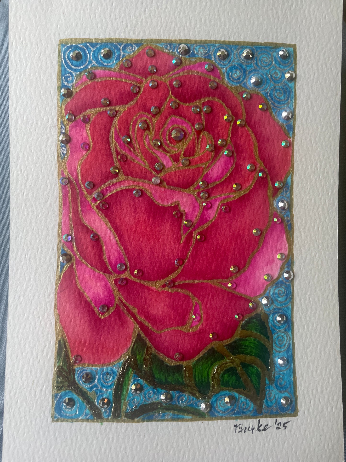 Bejeweled 4”x6” Mini Paintings – Original Hand-Painted Flowers, Landscapes, Seascapes & Holiday Scenes