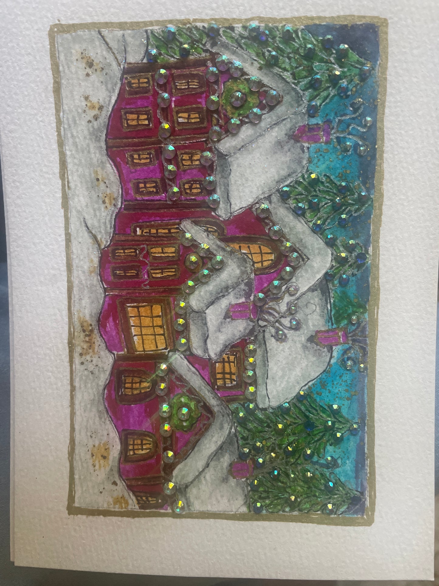 Bejeweled 4”x6” Mini Paintings – Original Hand-Painted Flowers, Landscapes, Seascapes & Holiday Scenes