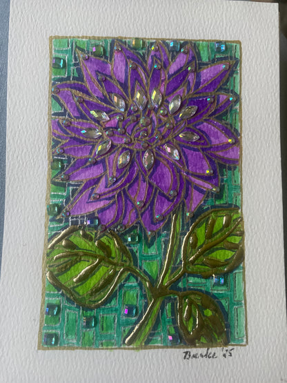 Bejeweled 4”x6” Mini Paintings – Original Hand-Painted Flowers, Landscapes, Seascapes & Holiday Scenes