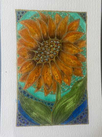 Bejeweled 4”x6” Mini Paintings – Original Hand-Painted Flowers, Landscapes, Seascapes & Holiday Scenes