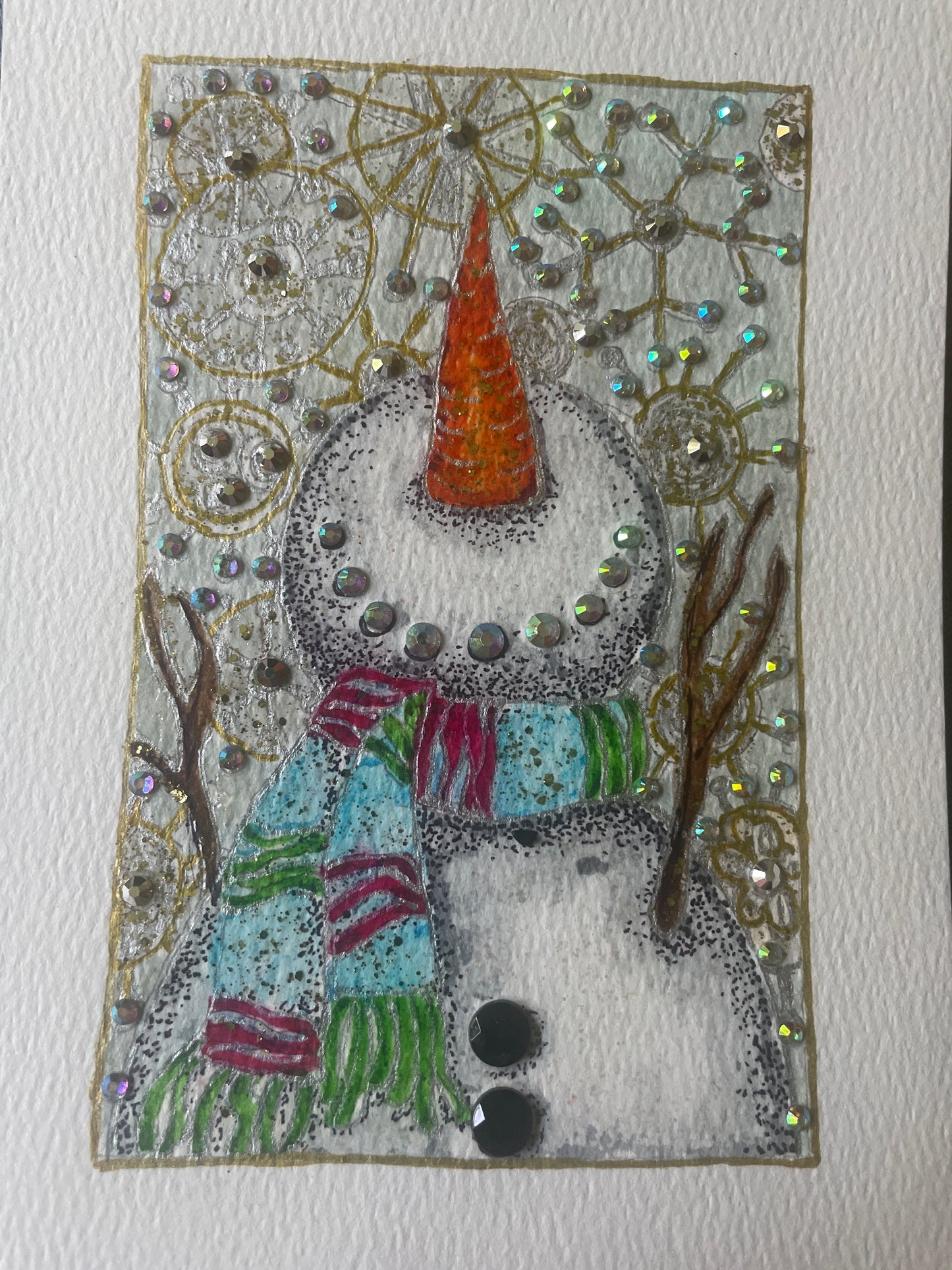Bejeweled 4”x6” Mini Paintings – Original Hand-Painted Flowers, Landscapes, Seascapes & Holiday Scenes